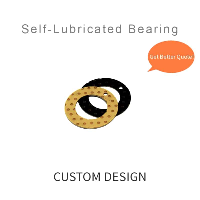POM WASHER SELF-LUBRICATING HOLES
