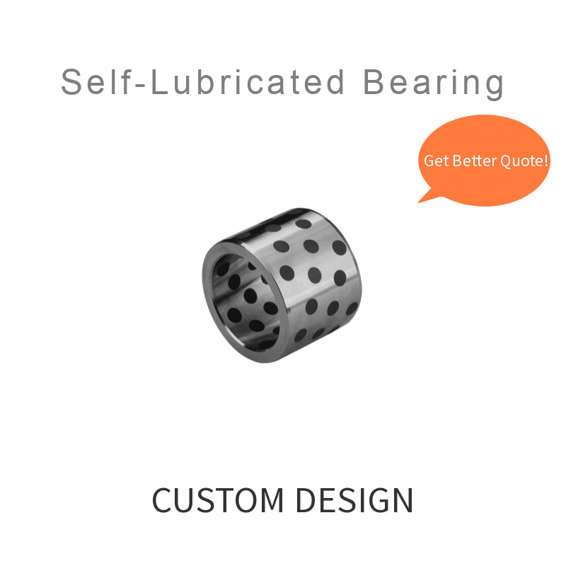 plugged graphite bearings
