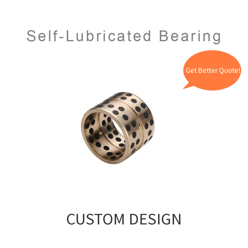 plugged graphite bronze bearings