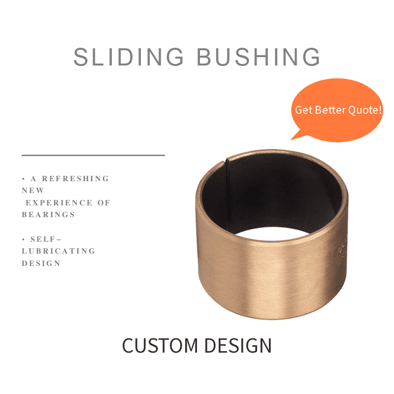 PTFE sliding bushing