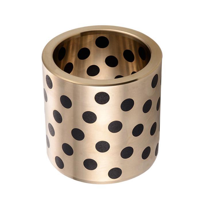 oiles 500 selflubricated bearing using highgrade copper alloys as their base material, with embedded solid lubricant plugs, graphite or PTFE.