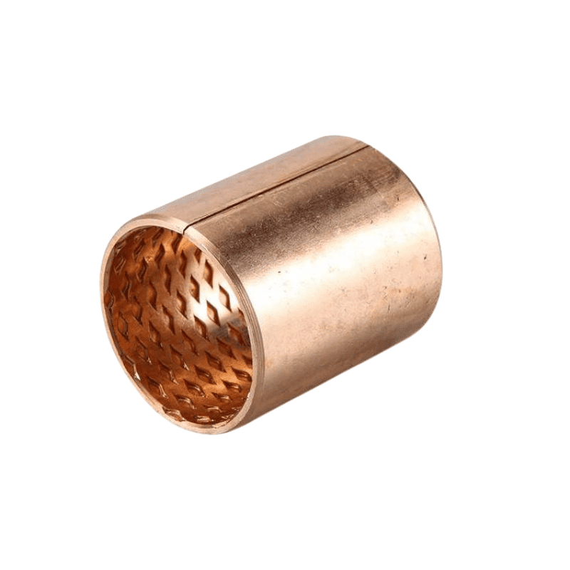 CuSn8 Grade Flange Bush With Groove Diamond