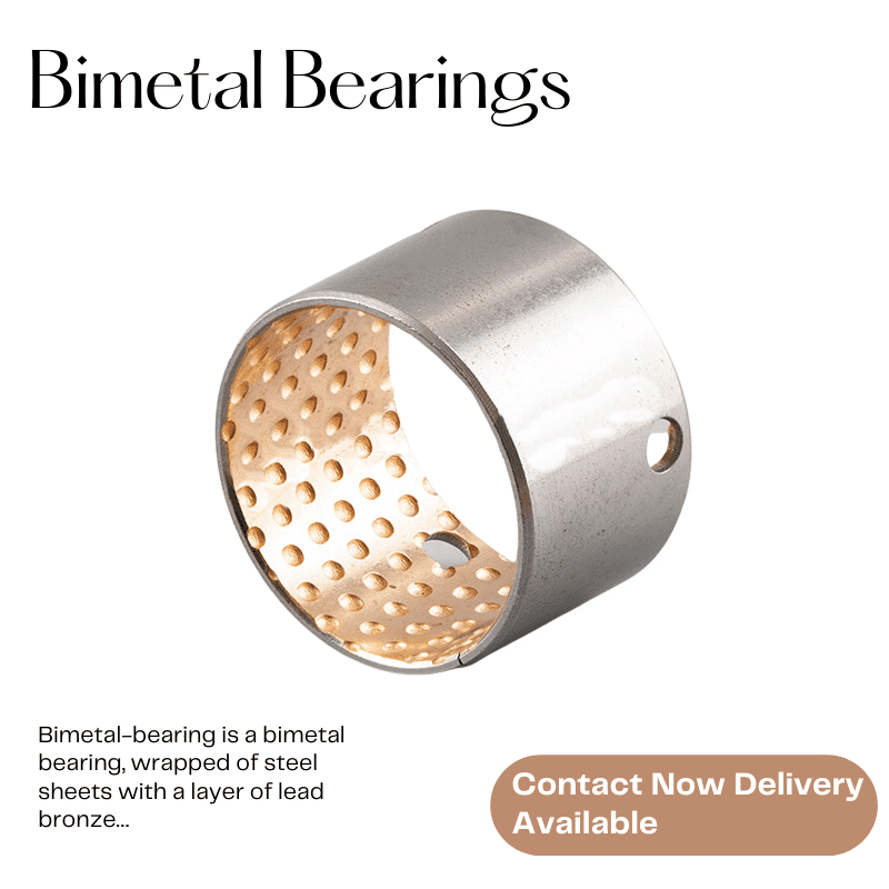 Bimetal steel wrapped bushing