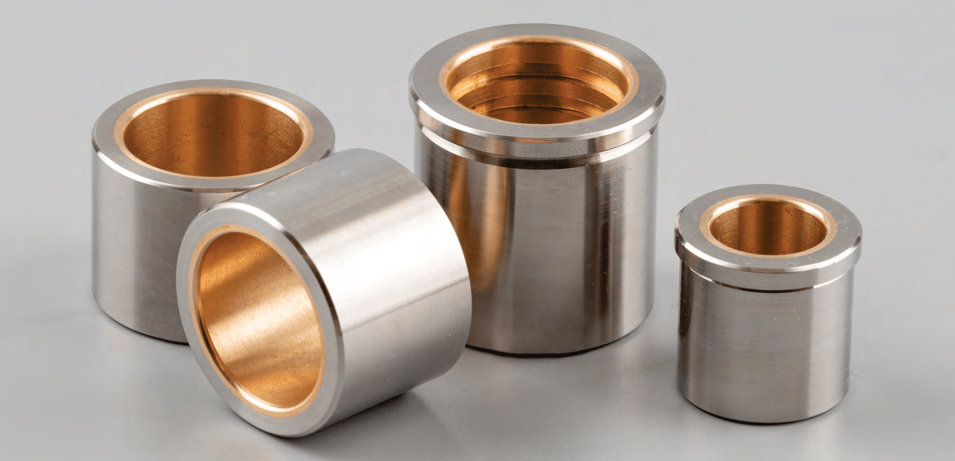 High precision steel bronze bushing