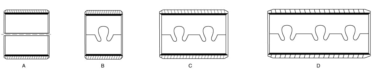 Lock Types for Bi-metal Bushing Bearing